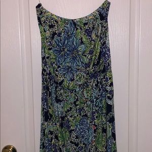 Gorgeous Lilly Pulitzer Strapless Dress Medium EUC